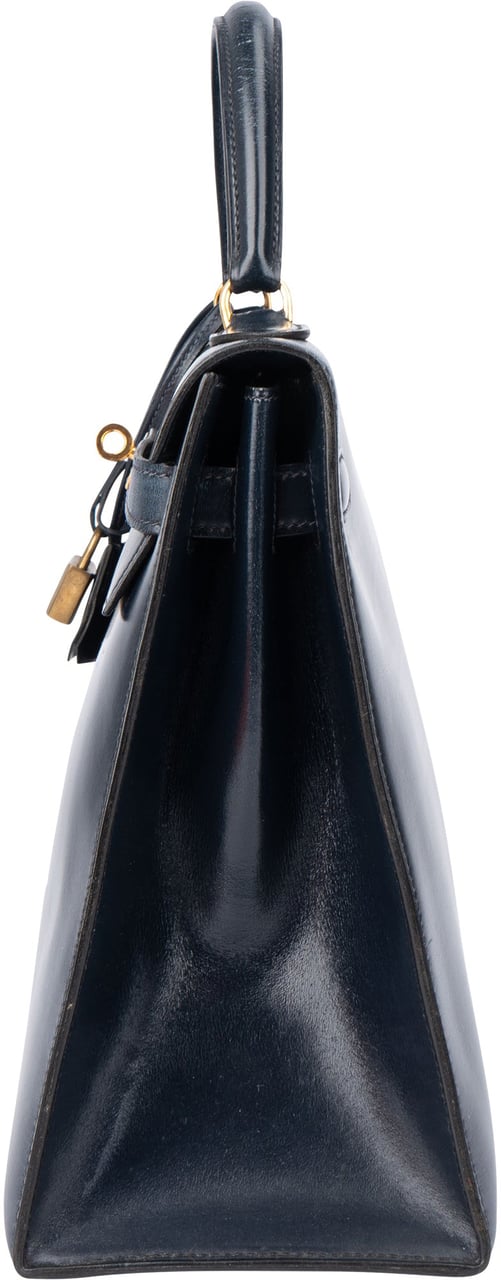 Hermès Hermès Bleu Boxcalf Kelly 32 Handbag Blauw