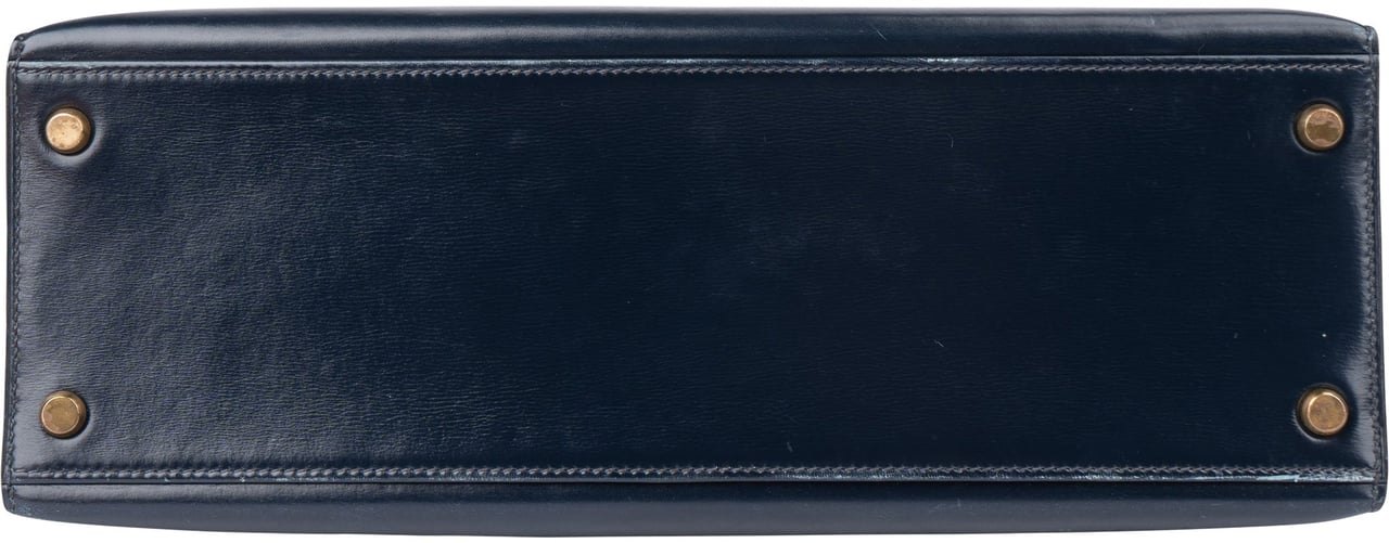 Hermès Hermès Bleu Boxcalf Kelly 32 Handbag Blauw