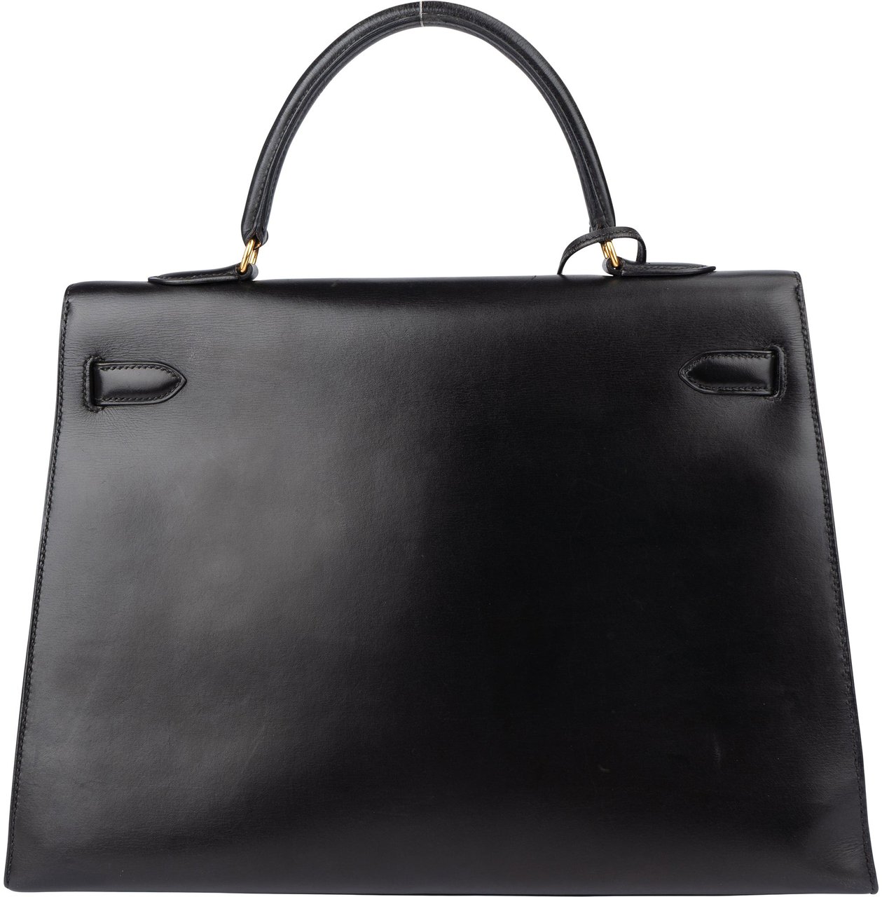 Hermès Hermès Noir Boxcalf Kelly 35 Handbag Zwart
