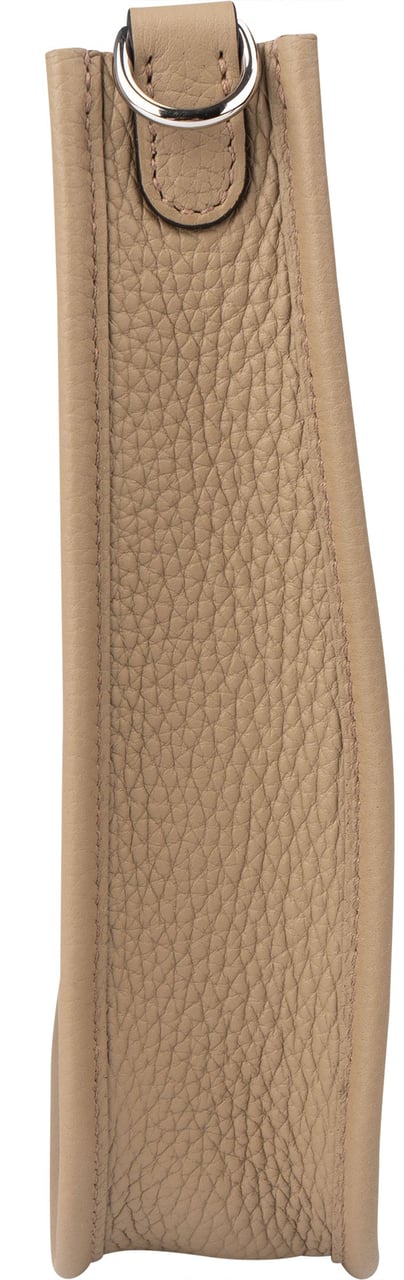 Hermès Hermès Clemence Leather Evelyne 16 Crossbody Bag Bruin