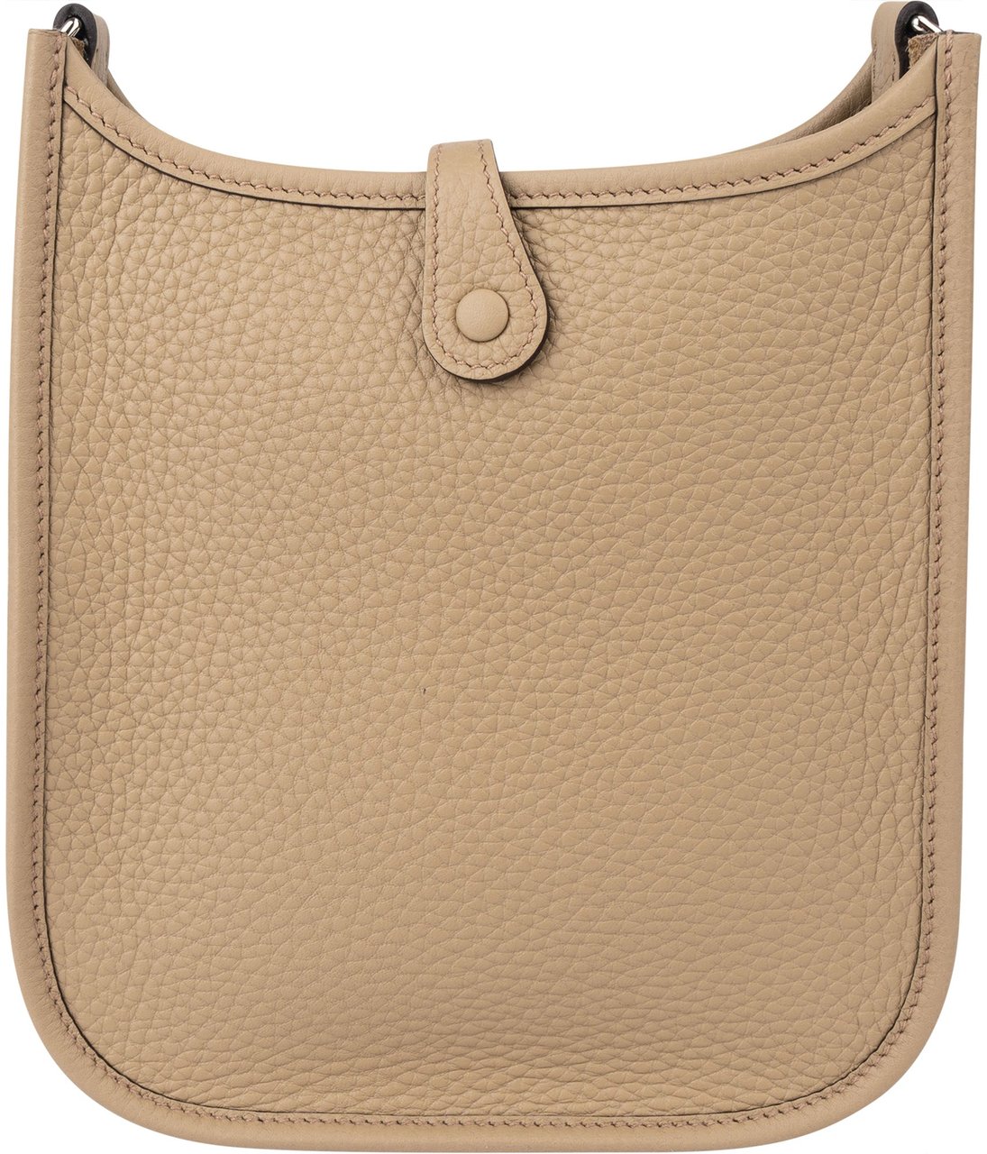 Hermès Hermès Clemence Leather Evelyne 16 Crossbody Bag Bruin