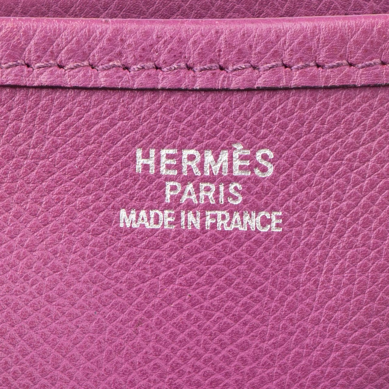 Hermès Hermès Epsom Leather Evelyne GM Crossbody Bag Paars
