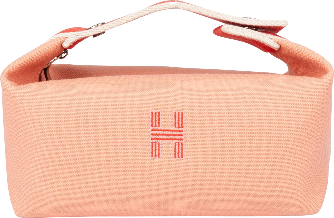 Hermès Hermès Classic Cotton Bride de Brac Vanity Handbag Rood