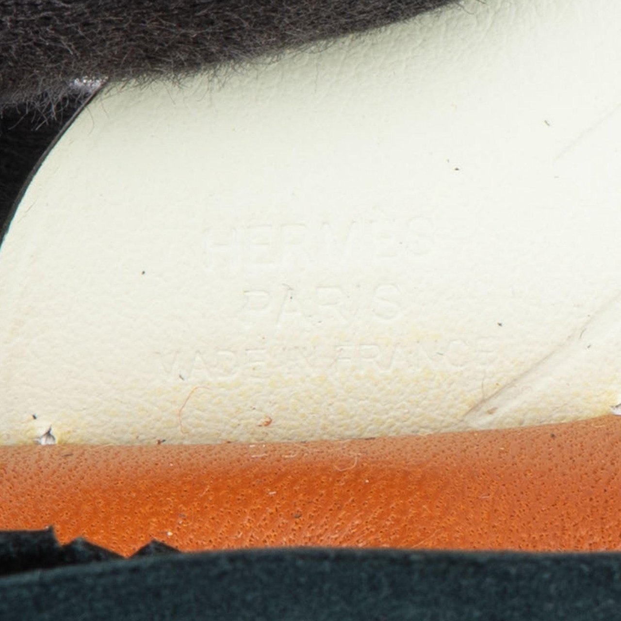 Hermès Hermès Tricolor Leather Rodeo PM Pegasus Pendant Bruin