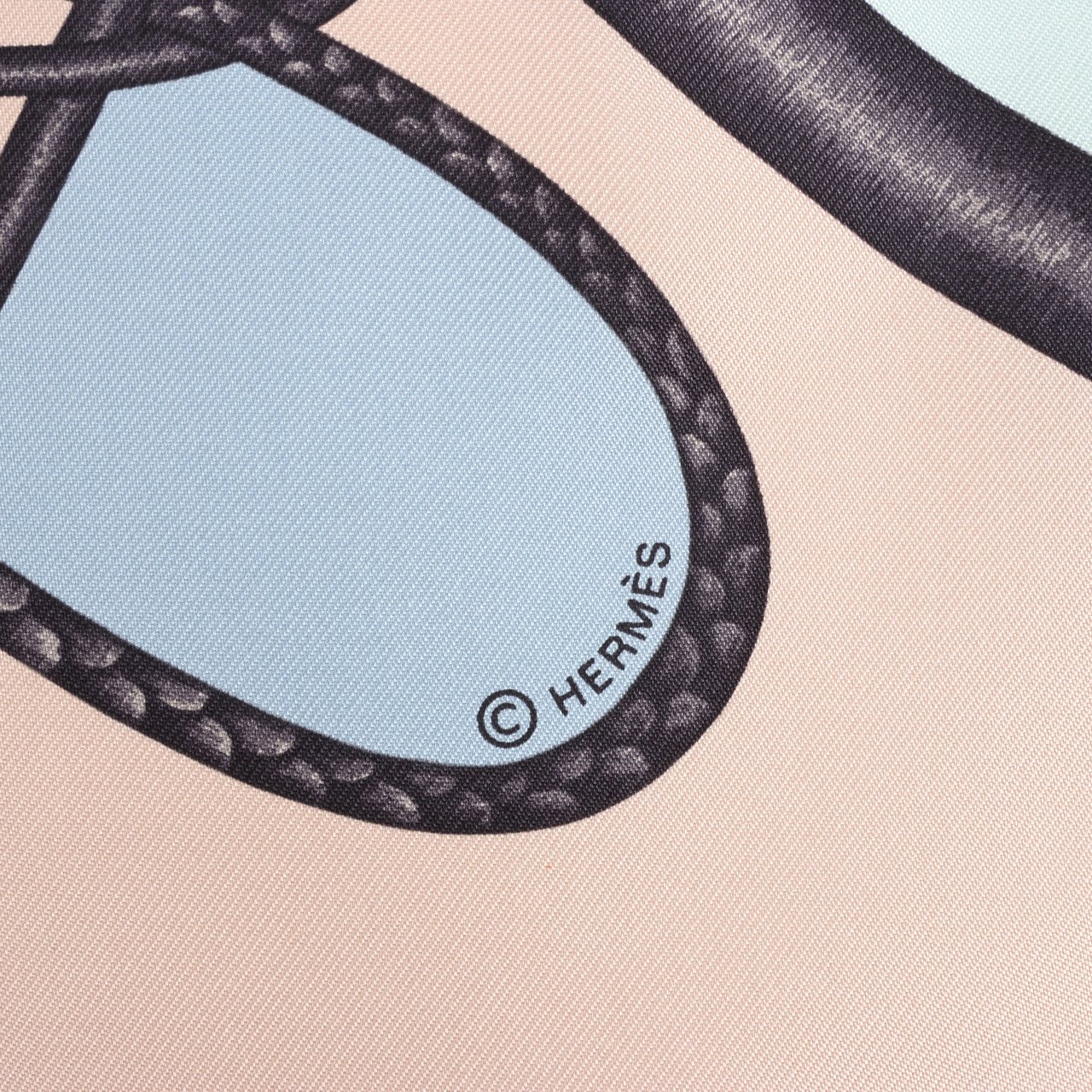 Hermès Hermès Carré 90 "Coup De Fouet" Silk Scarf Beige