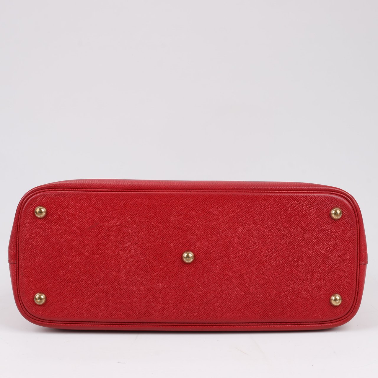 Hermès HERMES Bolide 35 Cushbell Rouge vif Gold Metal Fittings Handbag ○W:1993 Rood