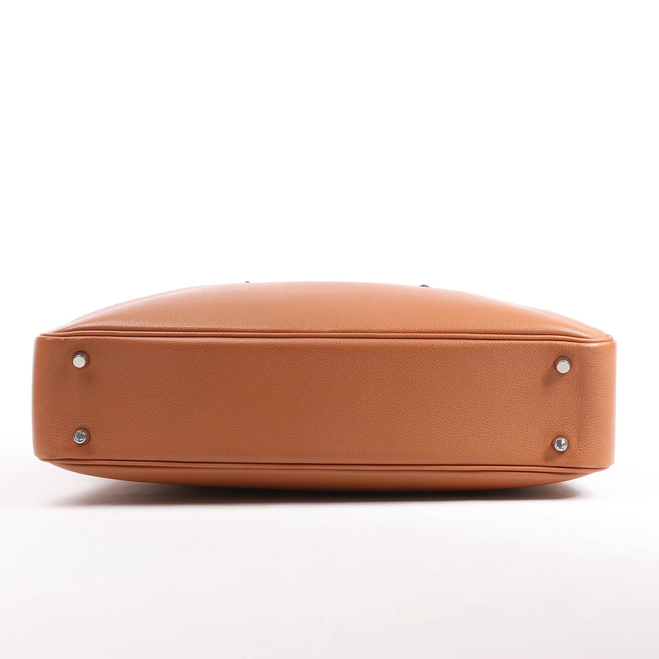 Hermès HERMES Plume 40 Evercolor Gold Silver Metal Fittings Handbag Z: 2021 Rood