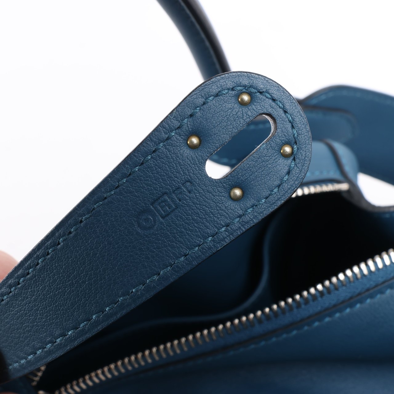 Hermès Hermes Lindy 34 Veau Swift Blue de galice Silver Metal Fittings 2Way Handbag □R: 2014 Navy