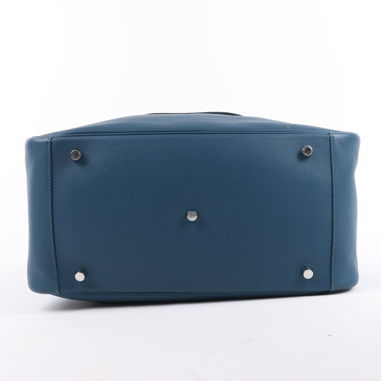 Hermès Hermes Lindy 34 Veau Swift Blue de galice Silver Metal Fittings 2Way Handbag □R: 2014 Navy