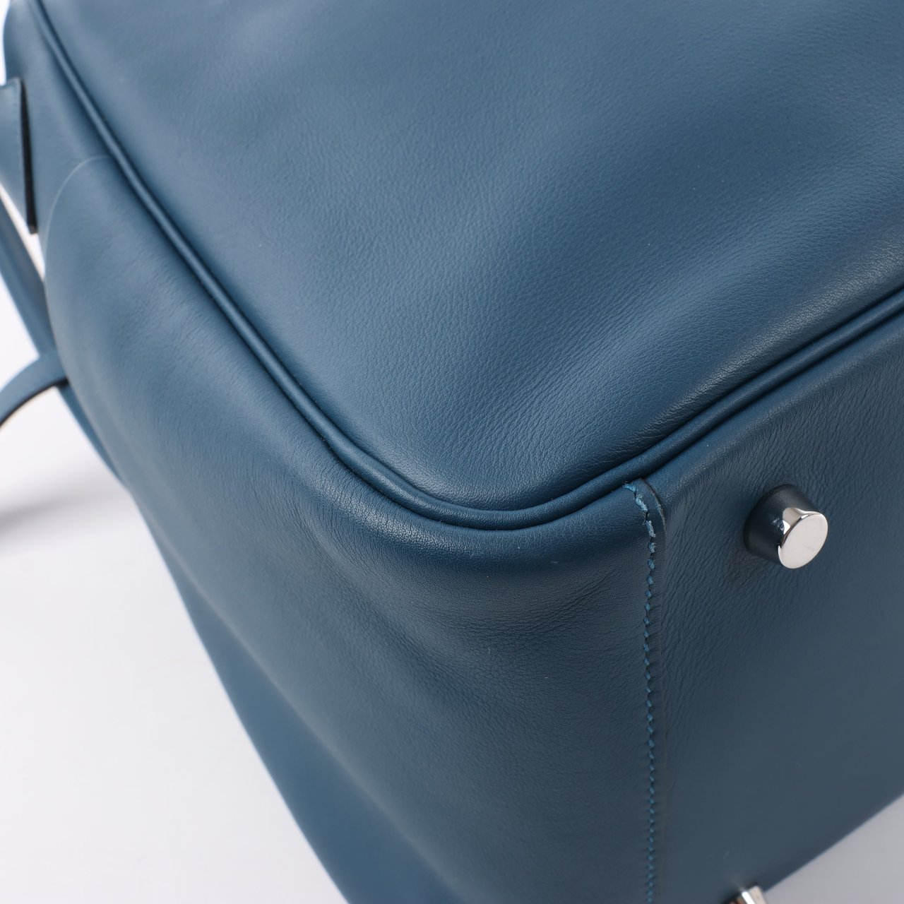 Hermès Hermes Lindy 34 Veau Swift Blue de galice Silver Metal Fittings 2Way Handbag □R: 2014 Navy