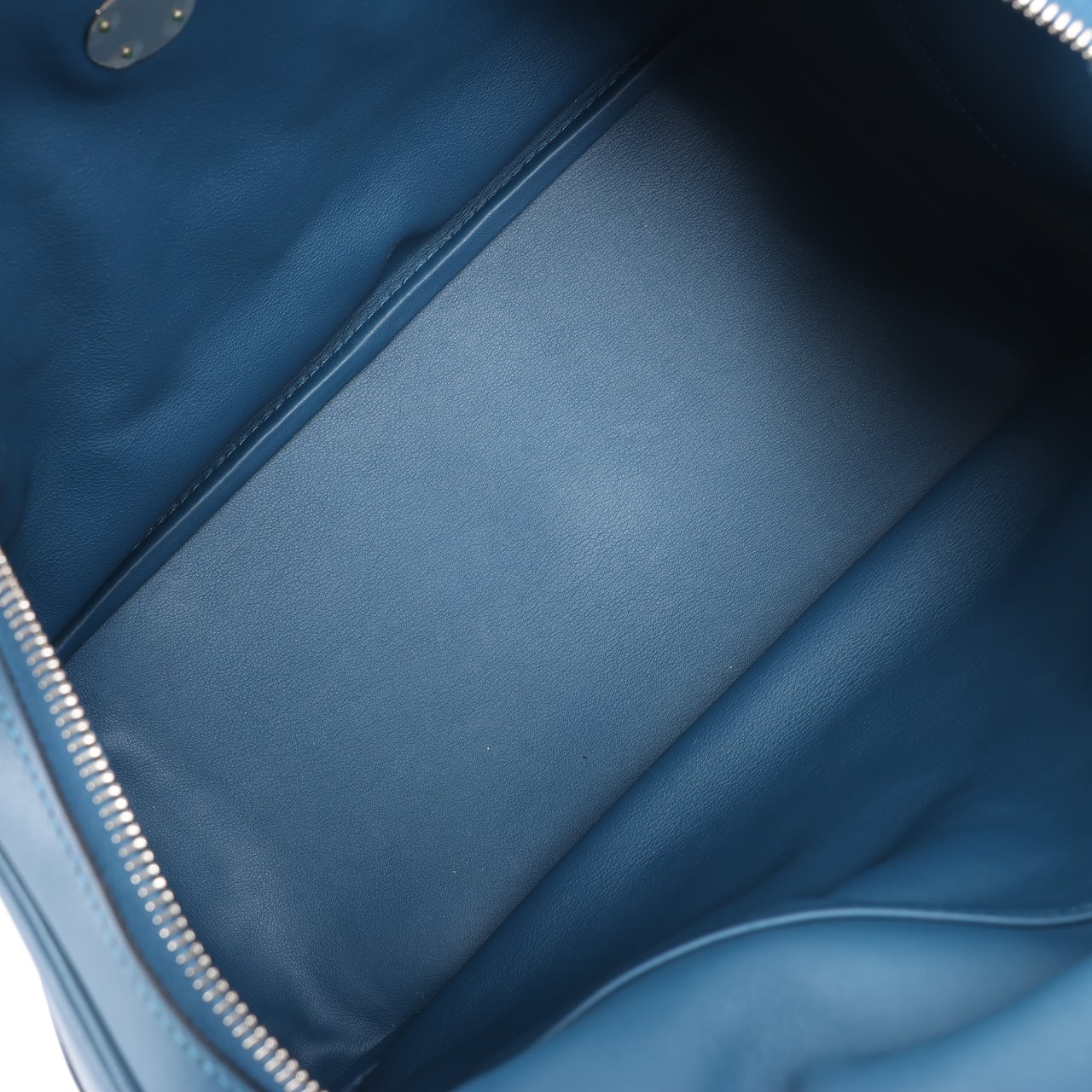 Hermès Hermes Lindy 34 Veau Swift Blue de galice Silver Metal Fittings 2Way Handbag □R: 2014 Navy