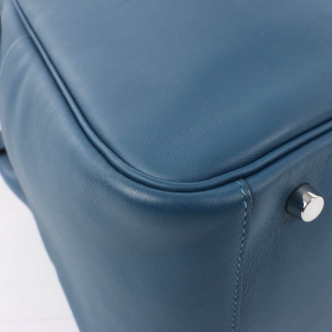 Hermès Hermes Lindy 34 Veau Swift Blue de galice Silver Metal Fittings 2Way Handbag □R: 2014 Navy