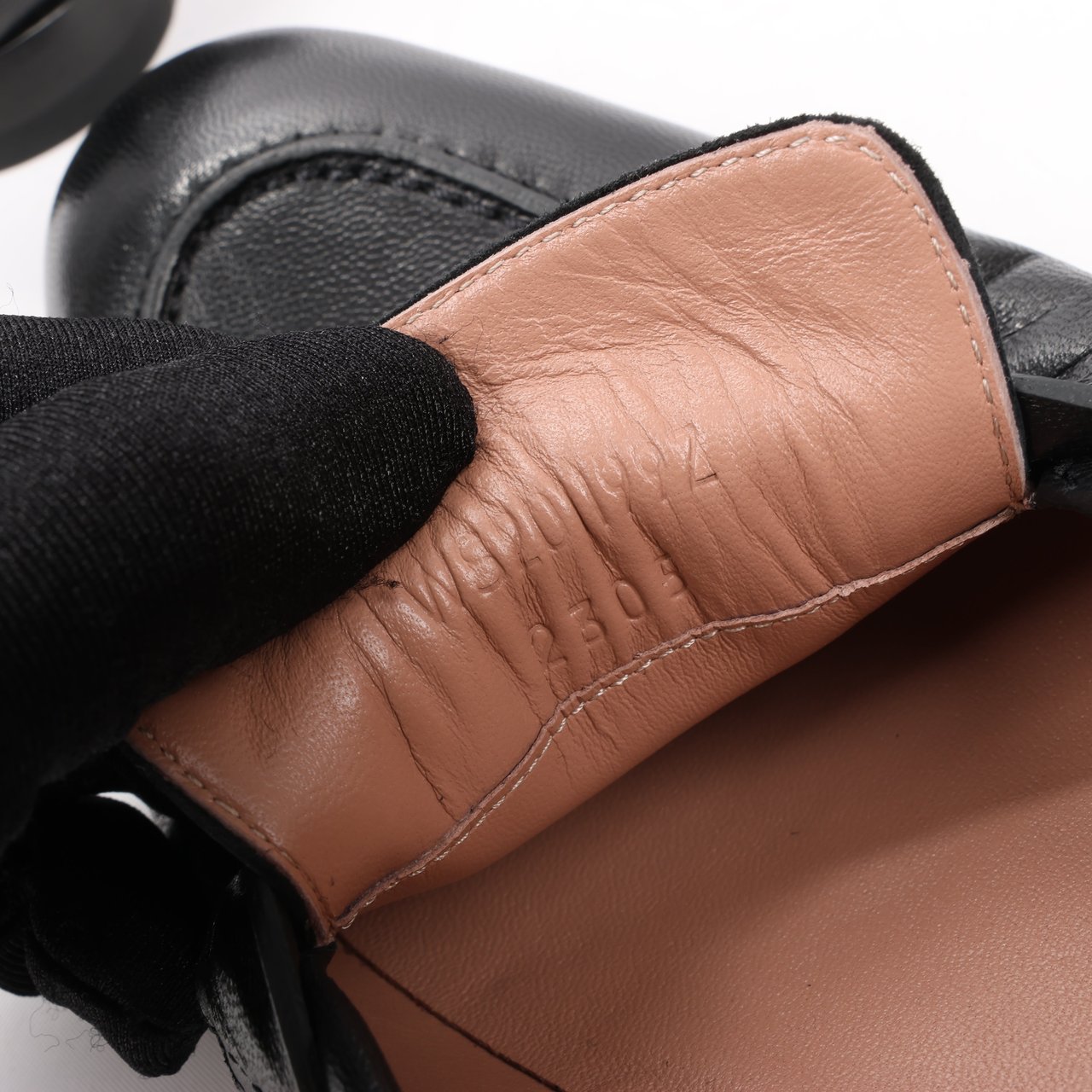 Hermès HERMES Paris Leather Loafers in Black, Size 38.5 EU Zwart