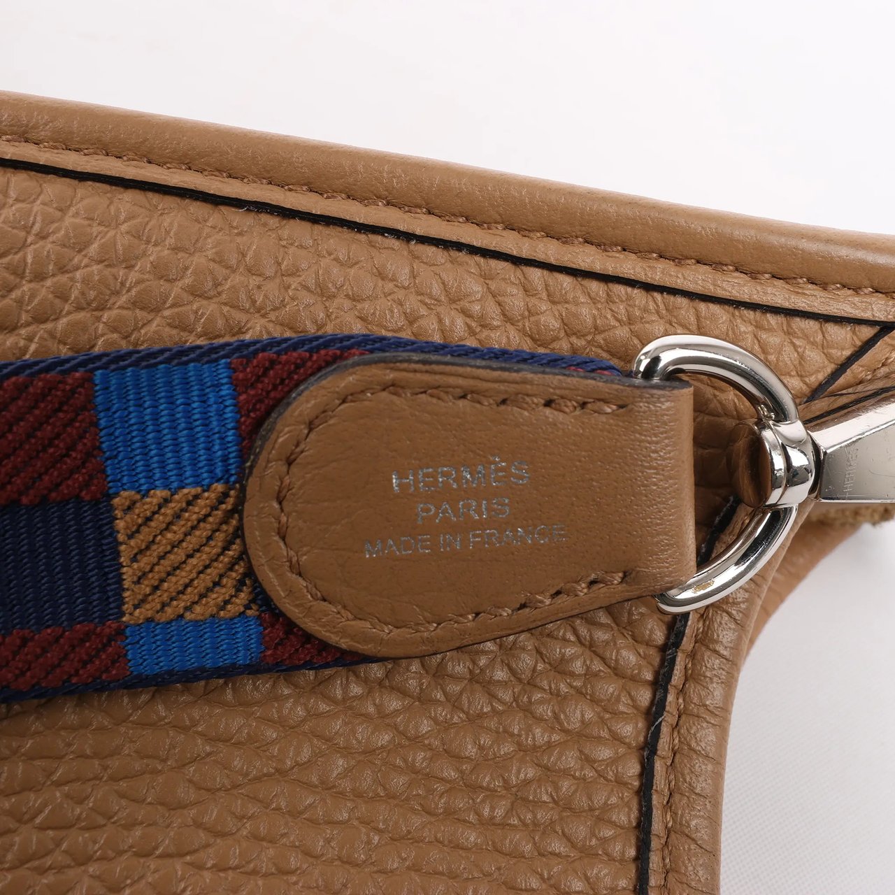 Hermès Hermès Evelyne Taurillon Clemence Maxi Quadrille TPM Chai Shoulder bag U:2022 Bruin