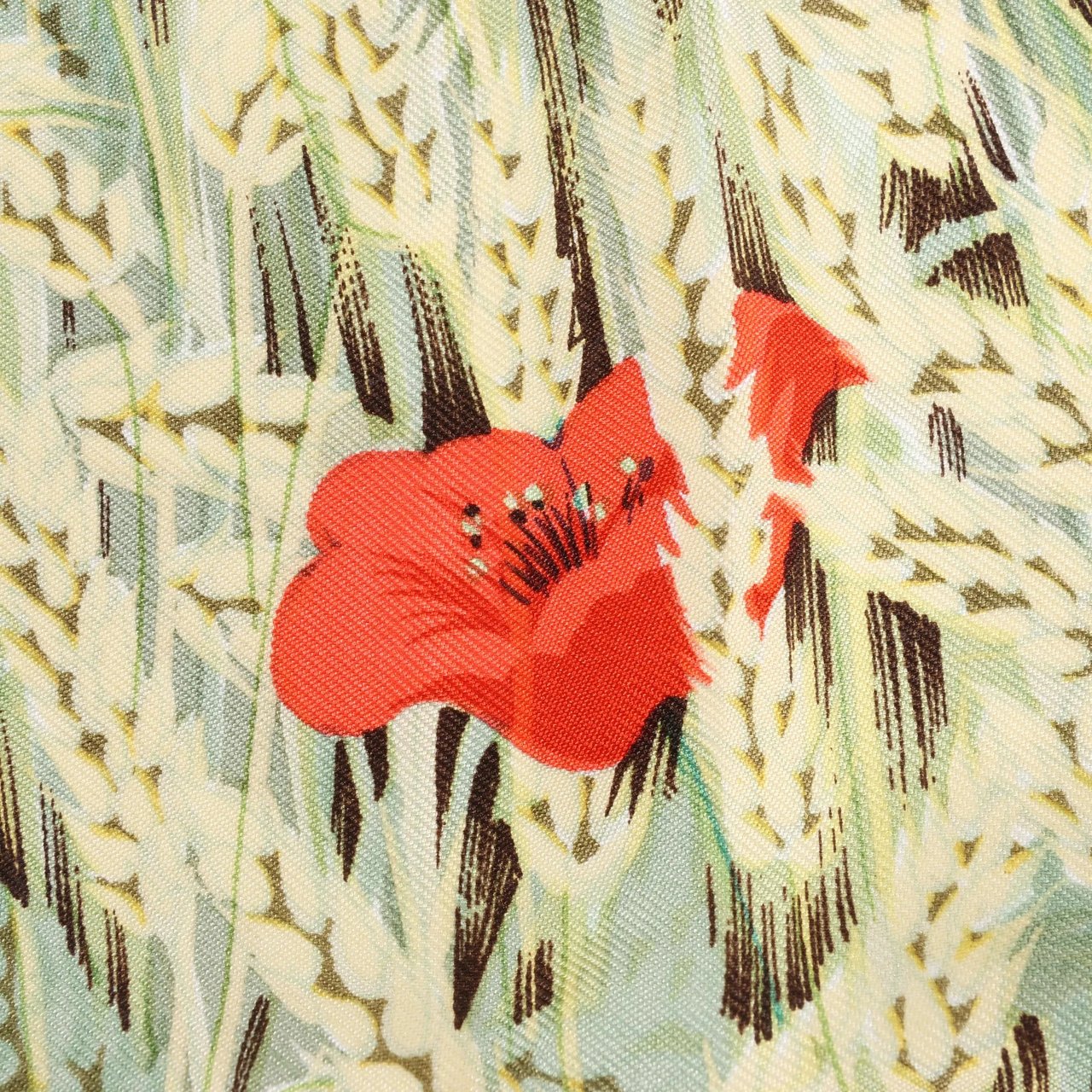 Hermès Hermès Carré 90 "Lapins Dans un Champ de blé" Silk handkerchief in Green Groen