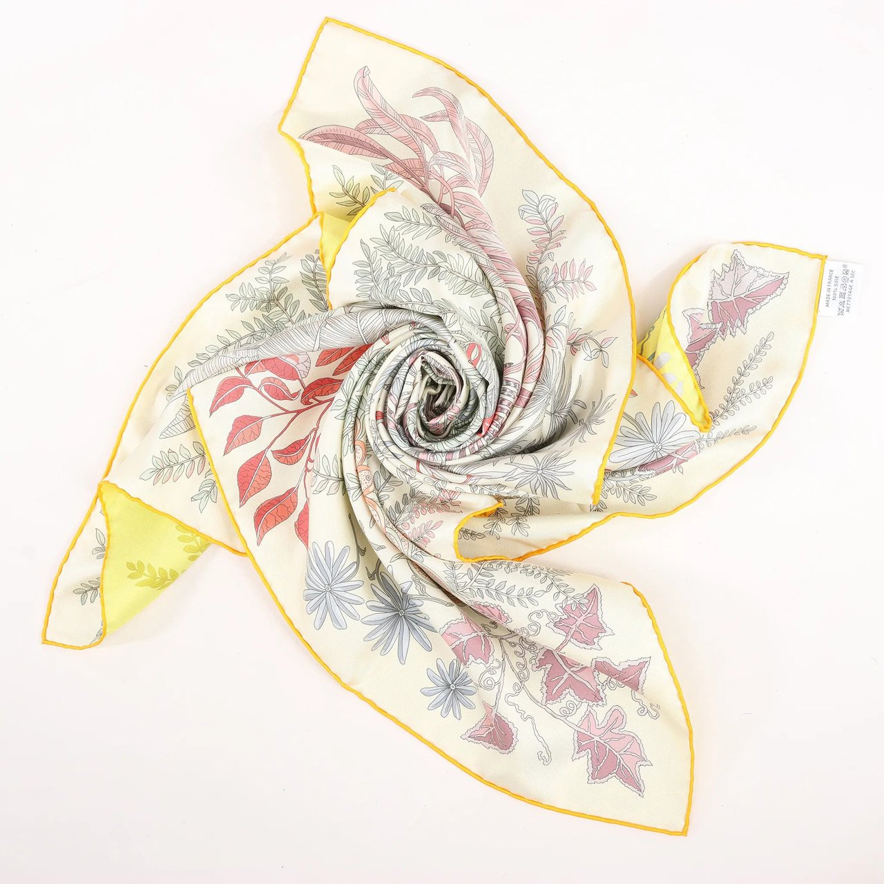 Hermès Hermès Carré Double face 90 "LES JARDIN DES PEINTRES" Silk handkerchief in Multicolor Divers