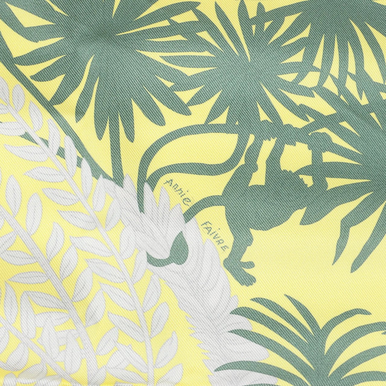 Hermès Hermès Carré Double face 90 "LES JARDIN DES PEINTRES" Silk handkerchief in Multicolor Divers