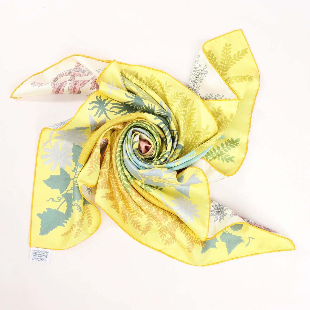 Hermès Hermès Carré Double face 90 "LES JARDIN DES PEINTRES" Silk handkerchief in Multicolor Divers