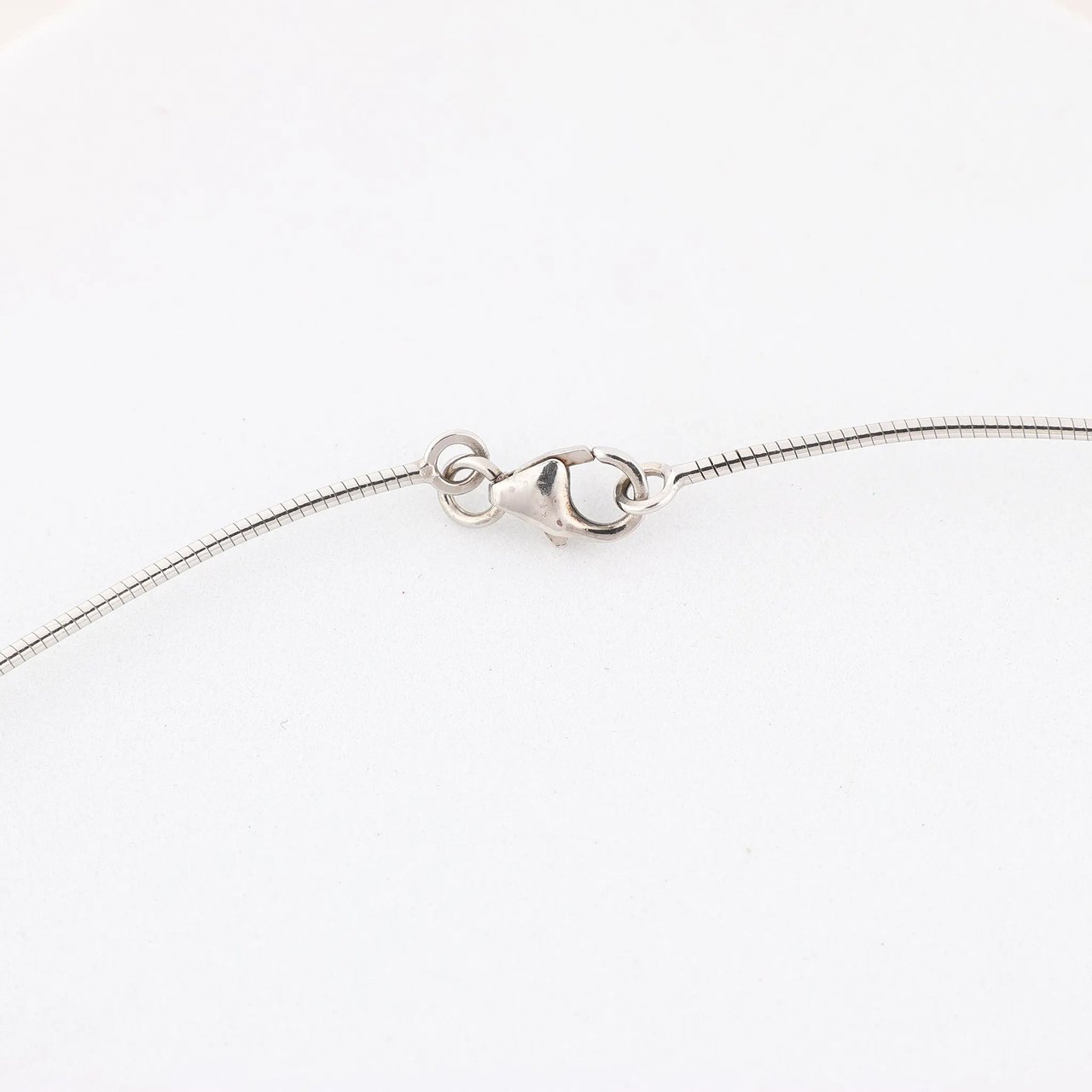 Hermès Hermes Pop H Necklace Metal × 925 in Ecru x Silver Divers