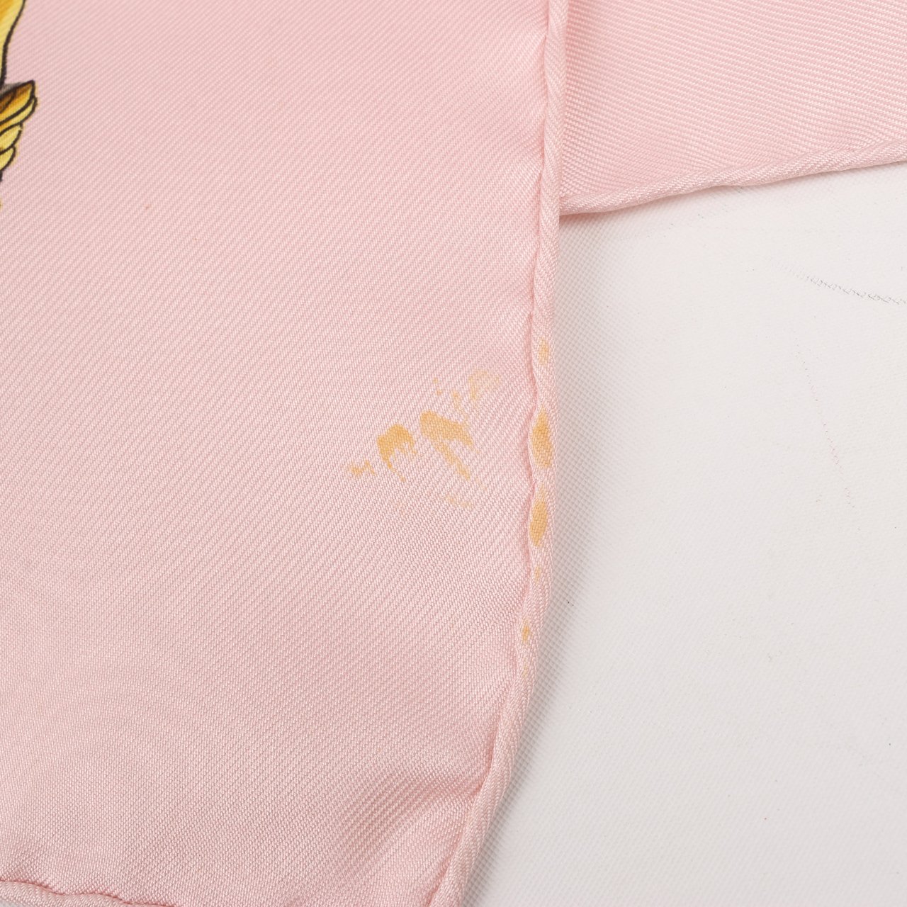 Hermès Hermès Carré 90 "LA PROMENADE DE LONGCHAMPS" Silk handkerchief in Pink Roze