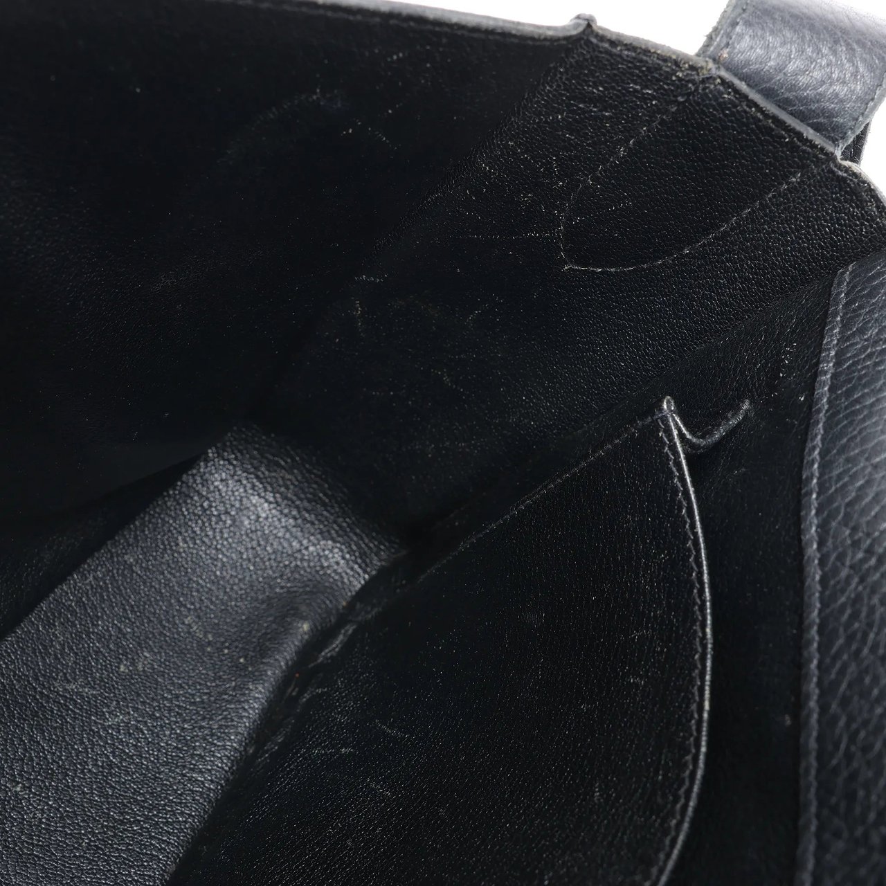 Hermès HERMES Steve Caporal 27 Taurillon Clemence in Black and Silver Metal Fittings Crossbody Bag X: 2016 Zwart