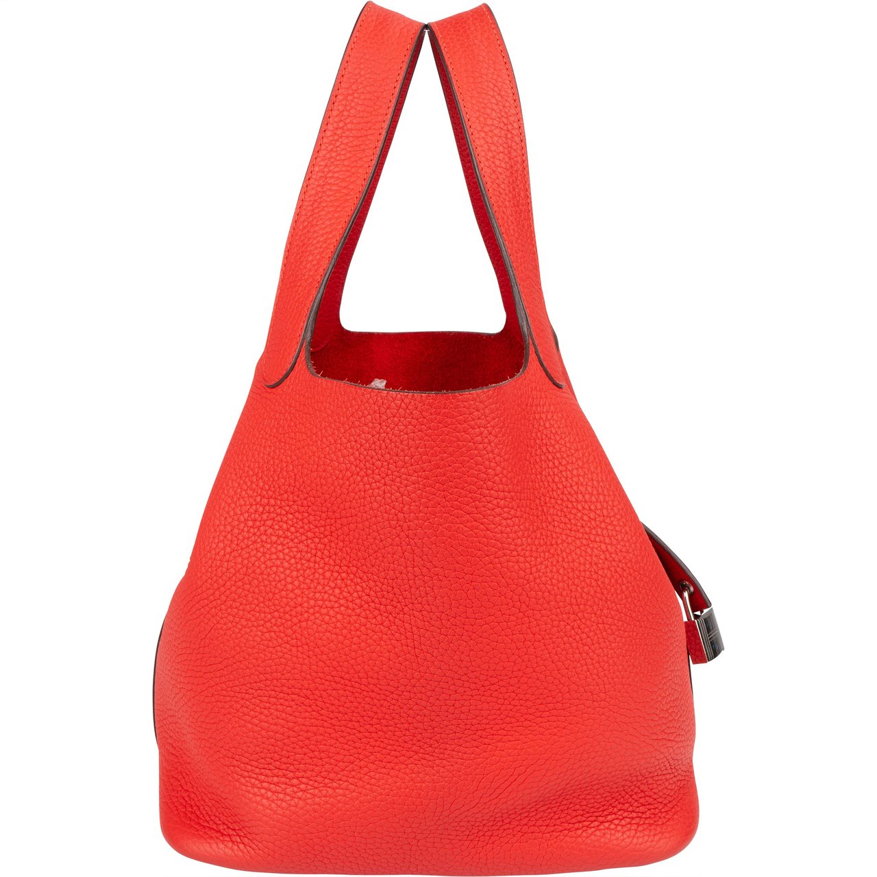 Hermès Hermès Taurillon Clemence Picotin Lock 22 (MM) Handbag Rood