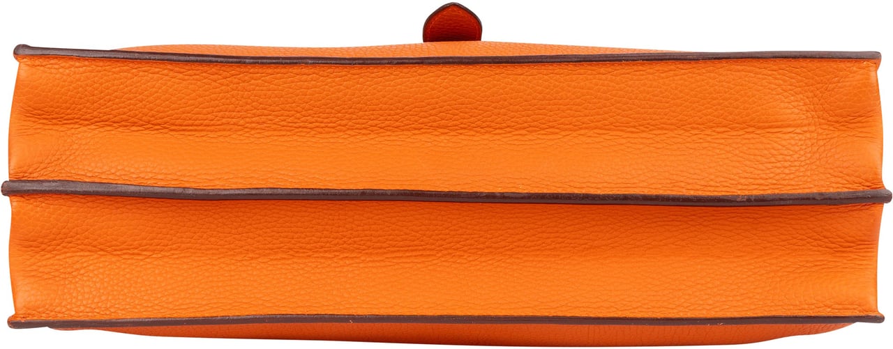 Hermès Hermès Orange Togo Leather Sac à Dépêches Business Bag Oranje