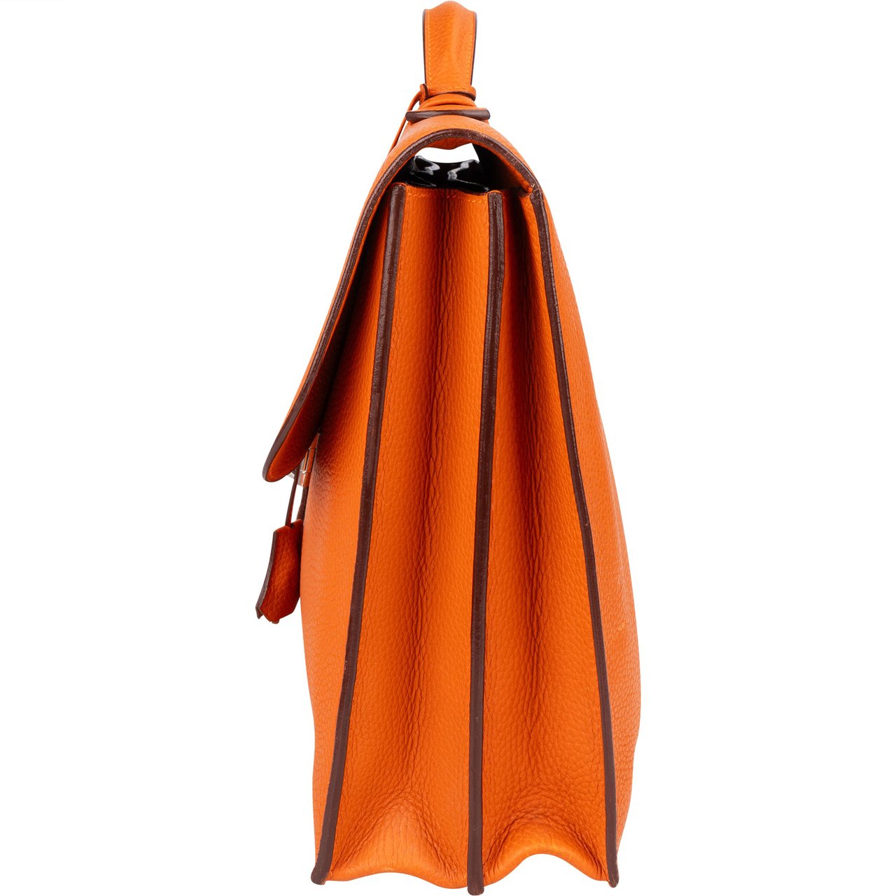 Hermès Hermès Orange Togo Leather Sac à Dépêches Business Bag Oranje