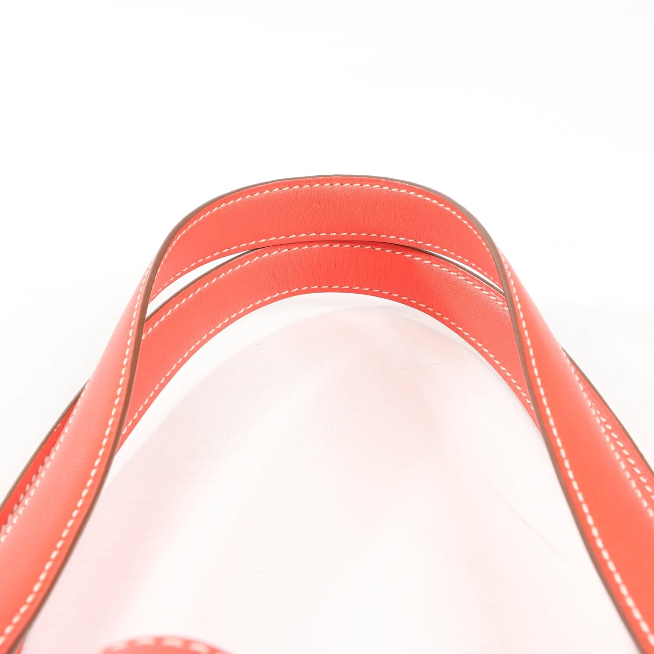 Hermès HERMES Double Sense 28  Veau Swift Shoulder Bag in Sanguine x Rose Jaipur □R: 2014 Rood