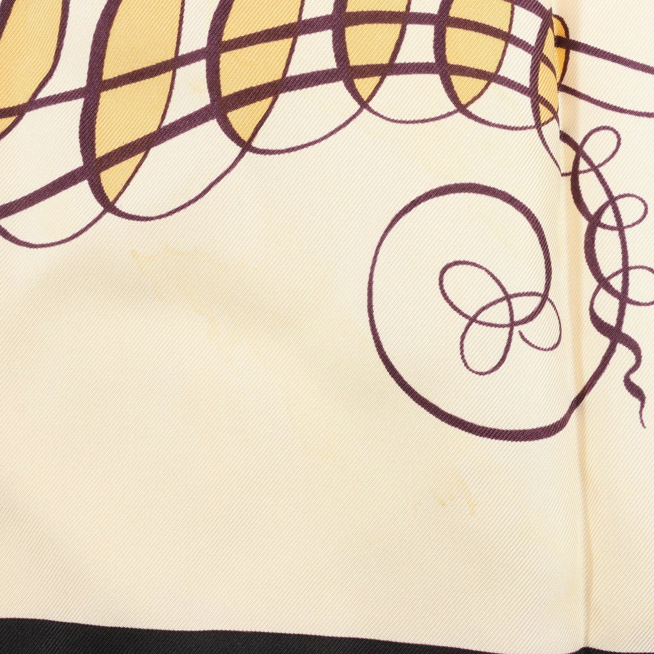 Hermès Hermès Carré 90 "L'ART D'ECRIRE" Silk handkerchief in Beige Beige