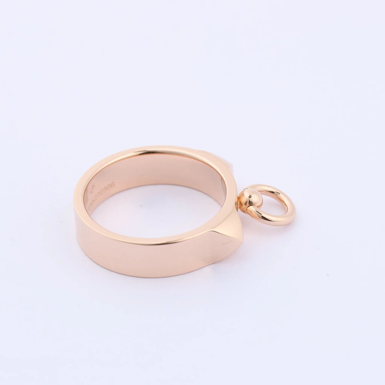 Hermès Hermes Collier de Chien Ring 750(PG) 6.5g 50 21AK270306 Goud