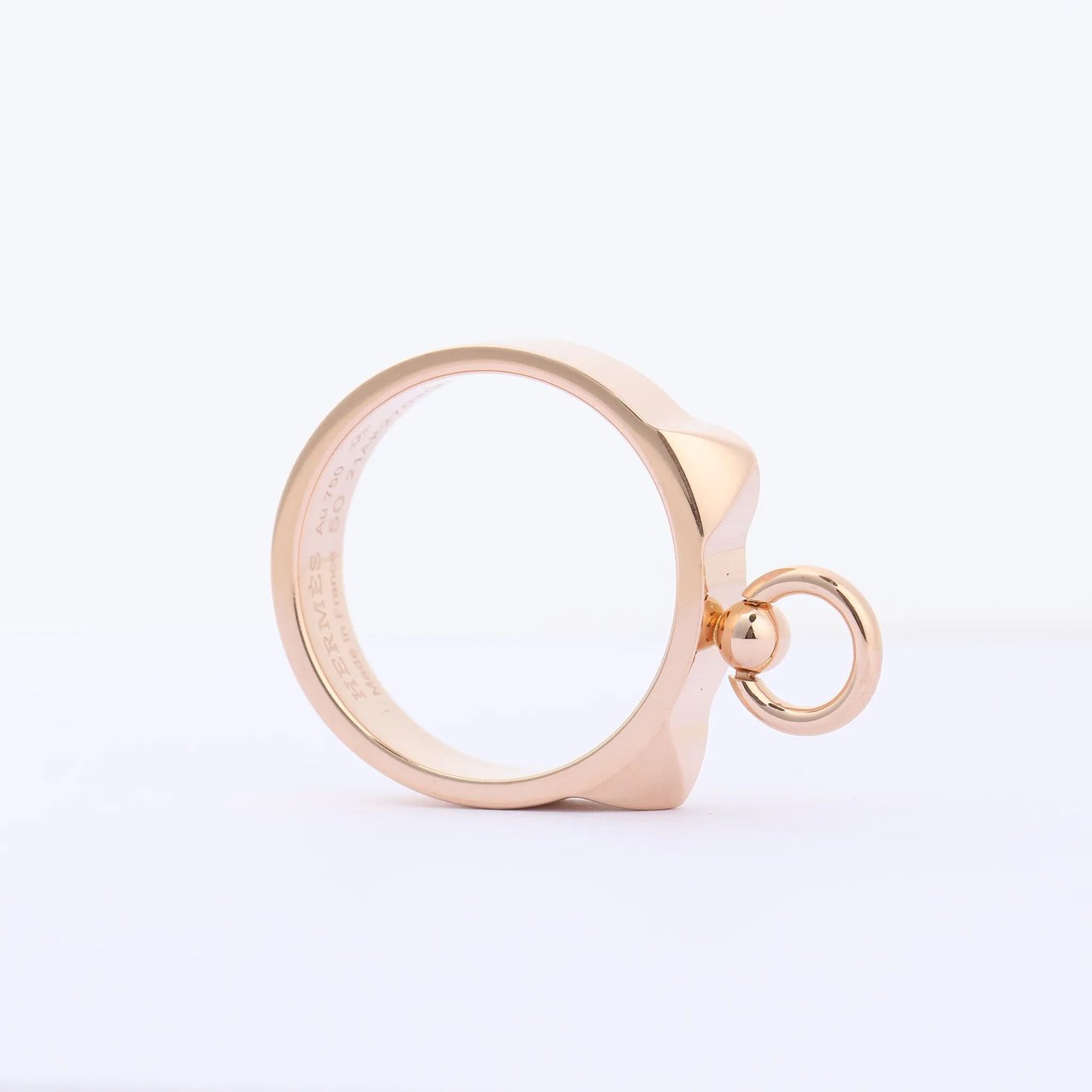 Hermès Hermes Collier de Chien Ring 750(PG) 6.5g 50 21AK270306 Goud