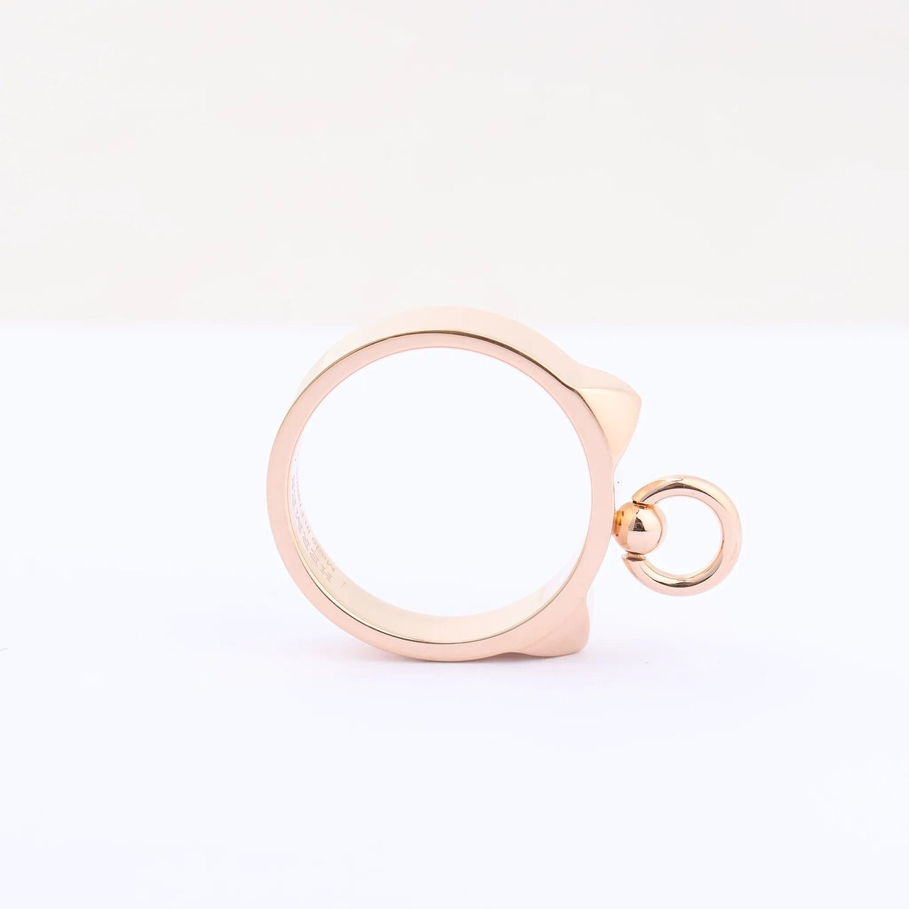 Hermès Hermes Collier de Chien Ring 750(PG) 6.5g 50 21AK270306 Goud