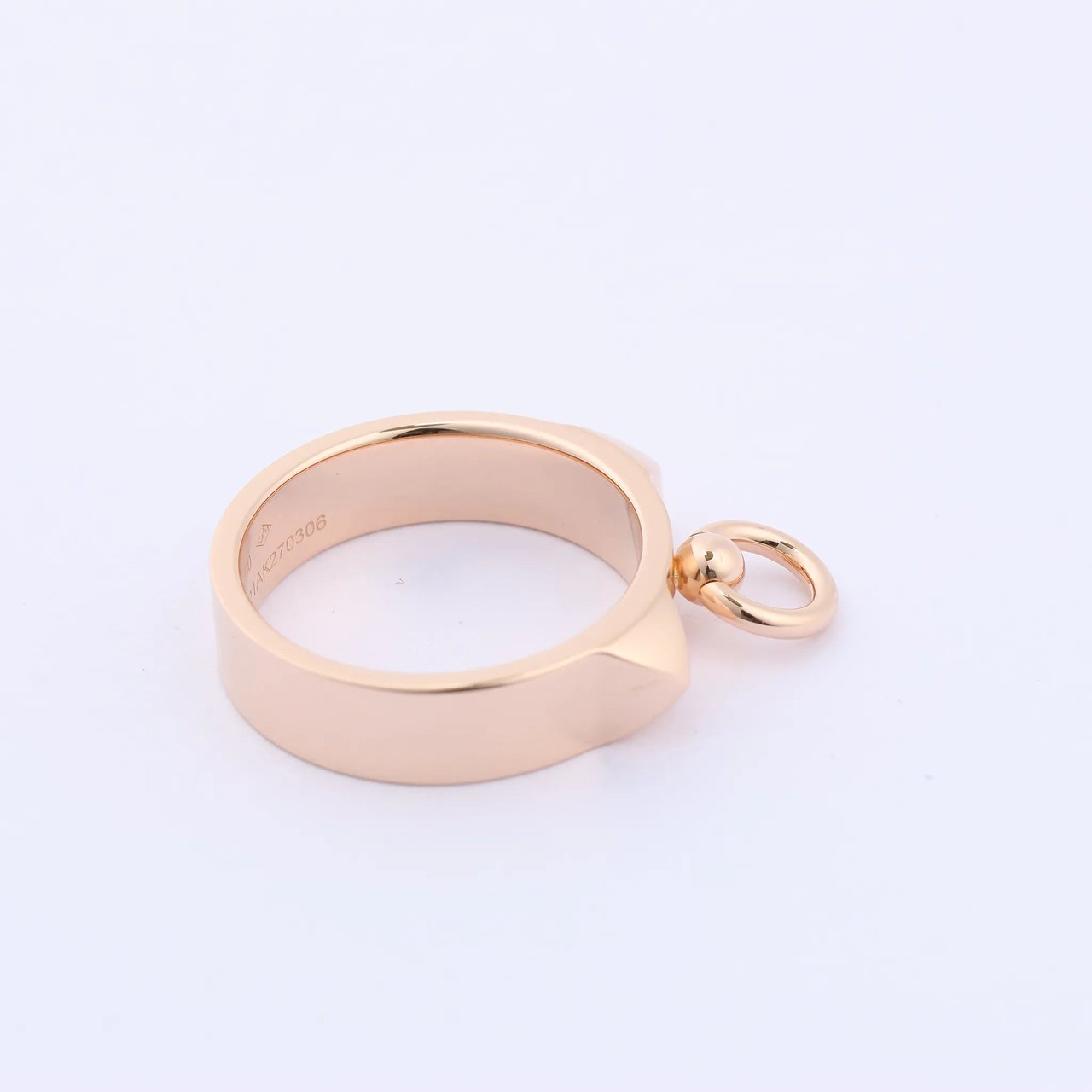 Hermès Hermes Collier de Chien Ring 750(PG) 6.5g 50 21AK270306 Goud