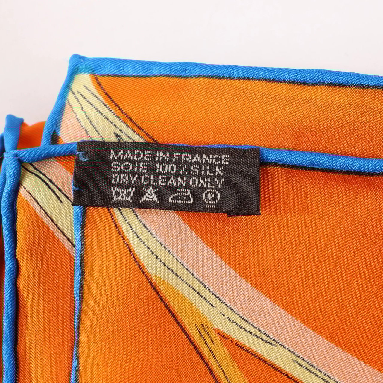 Hermès Hermès Carré 140 "LES DOMES CELESTES" Silk handkerchief in Orange Oranje