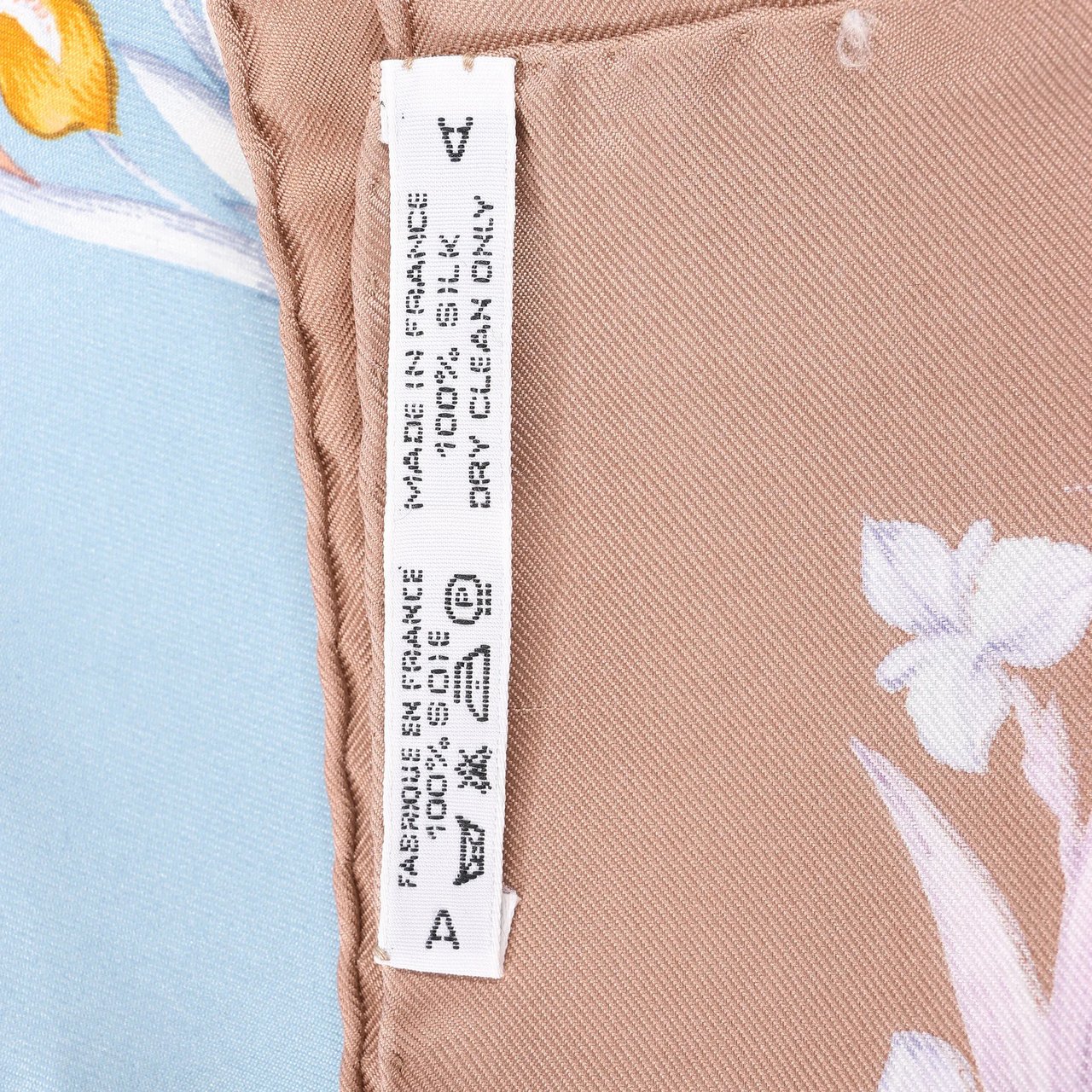 Hermès Hermès Carré 90 "H.d'Origny" Silk handkerchief in Blue Blauw