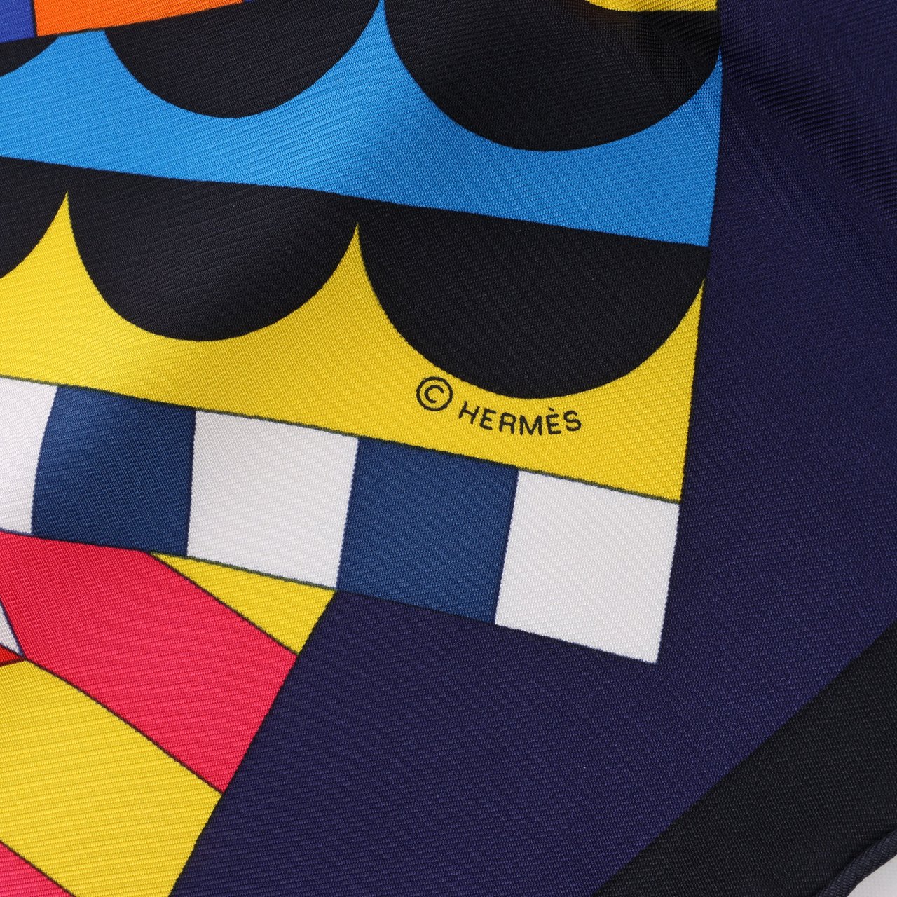 Hermès Hermes Carré 90 "Cheval de Fete" Silk handkerchief in Multicolor Divers