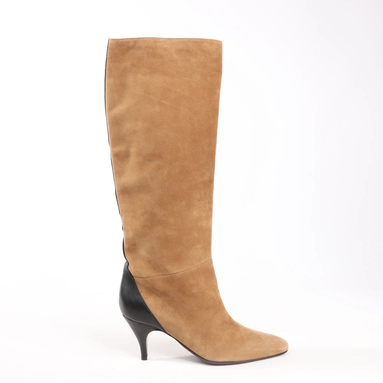 Hermès Hermes Suede Long Boots in Brown, Size 37.5 EU Bruin