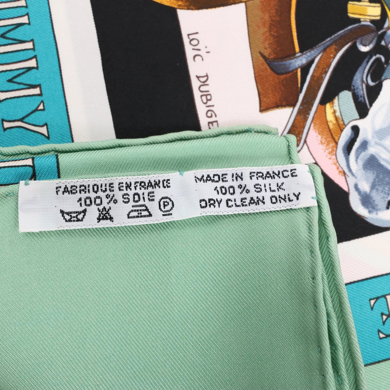 Hermès Hermès Carré 90 "THE ORIGINAL NEW ORLEANS CREOLE JAZZ 1923" Silk handkerchief in Green Divers