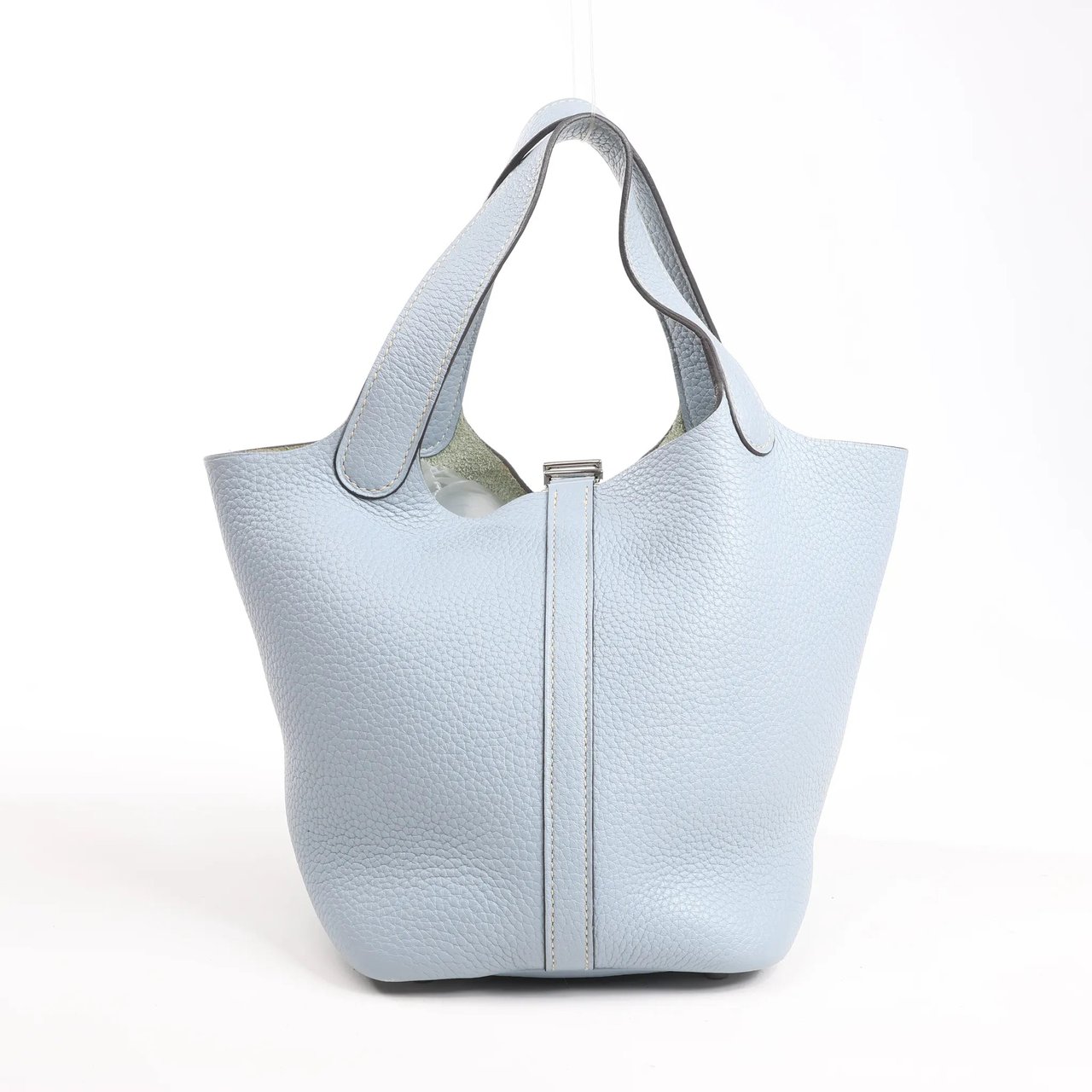 Hermès HERMES Picotin Lock 18 PM Taurillon Clemence Handbag in Blue □Q:2013 Blauw