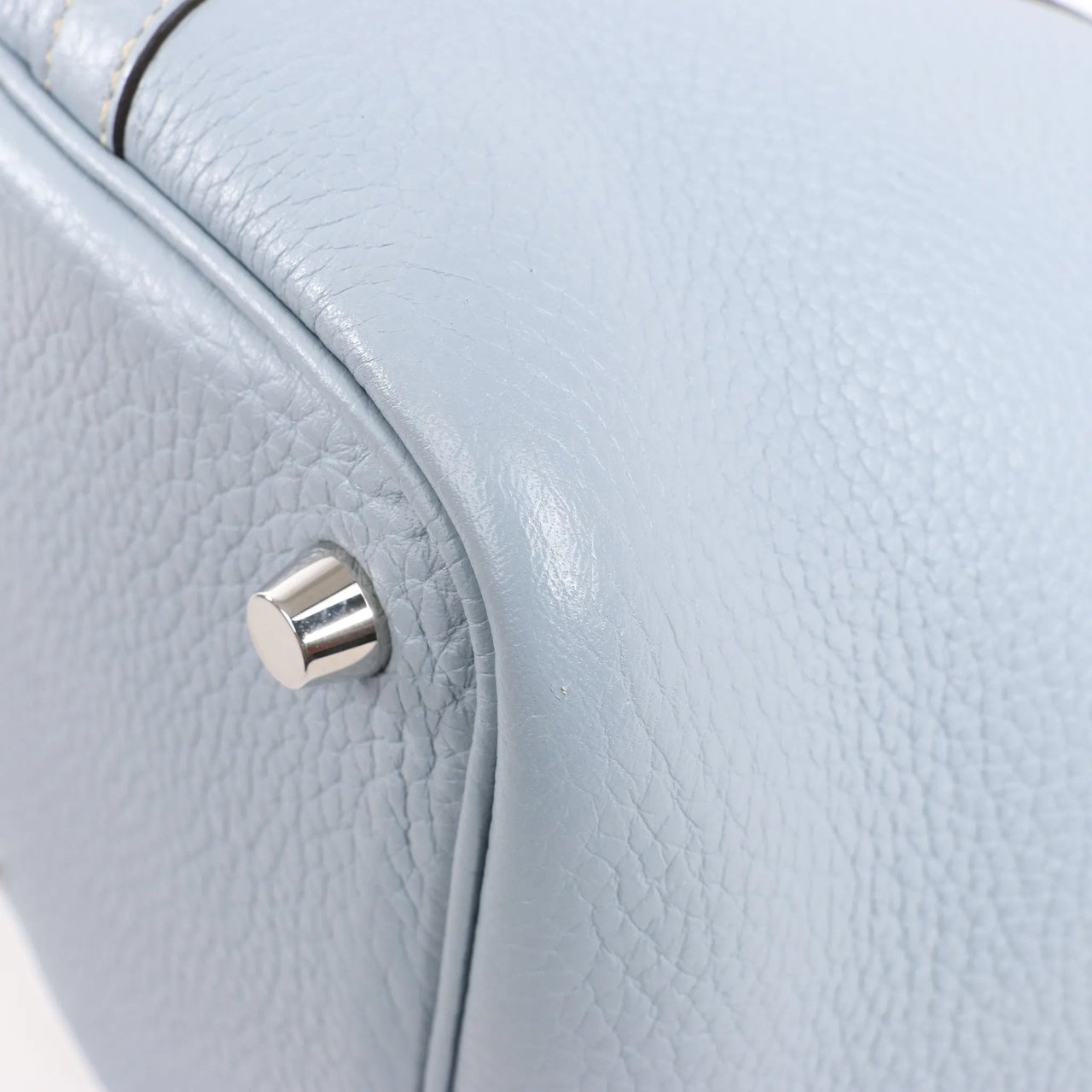 Hermès HERMES Picotin Lock 18 PM Taurillon Clemence Handbag in Blue □Q:2013 Blauw