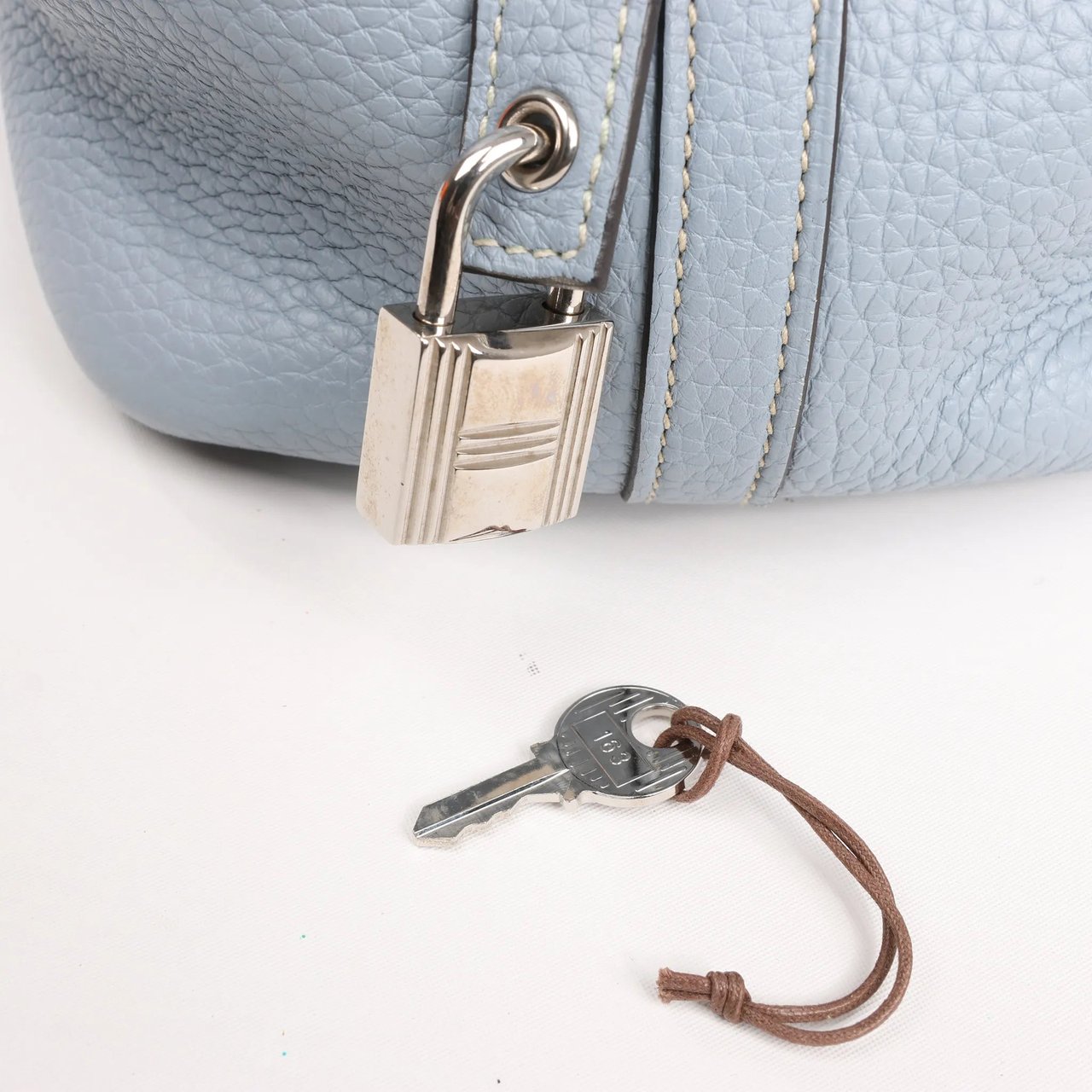 Hermès HERMES Picotin Lock 18 PM Taurillon Clemence Handbag in Blue □Q:2013 Blauw