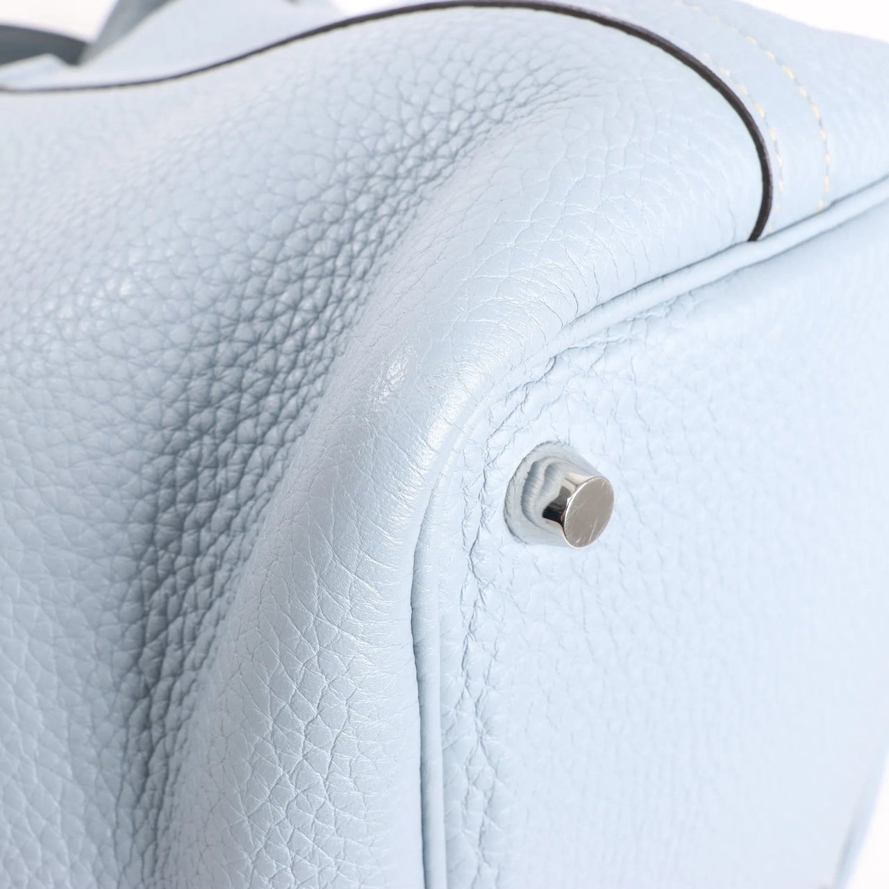 Hermès HERMES Picotin Lock 18 PM Taurillon Clemence Handbag in Blue □Q:2013 Blauw