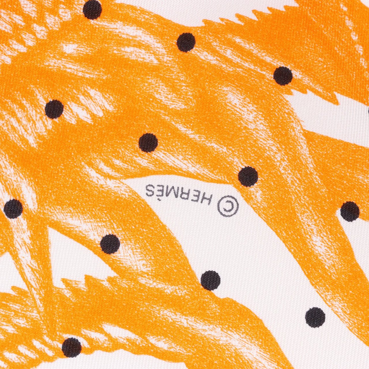 Hermès Hermès Carré 90 "Plumets et Panaches" Silk handkerchief in White x Multicolor Divers