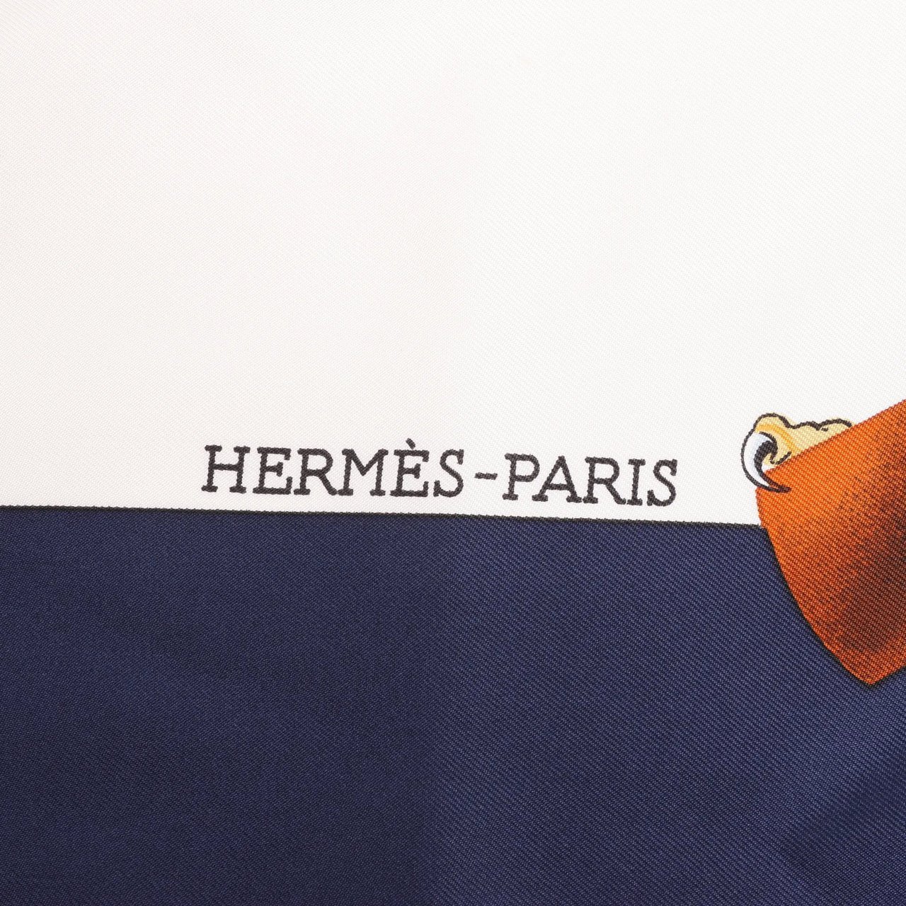 Hermès Hermès Carré 90 "Chasse a Vol falconry" Silk handkerchief in Navy Blue Blauw