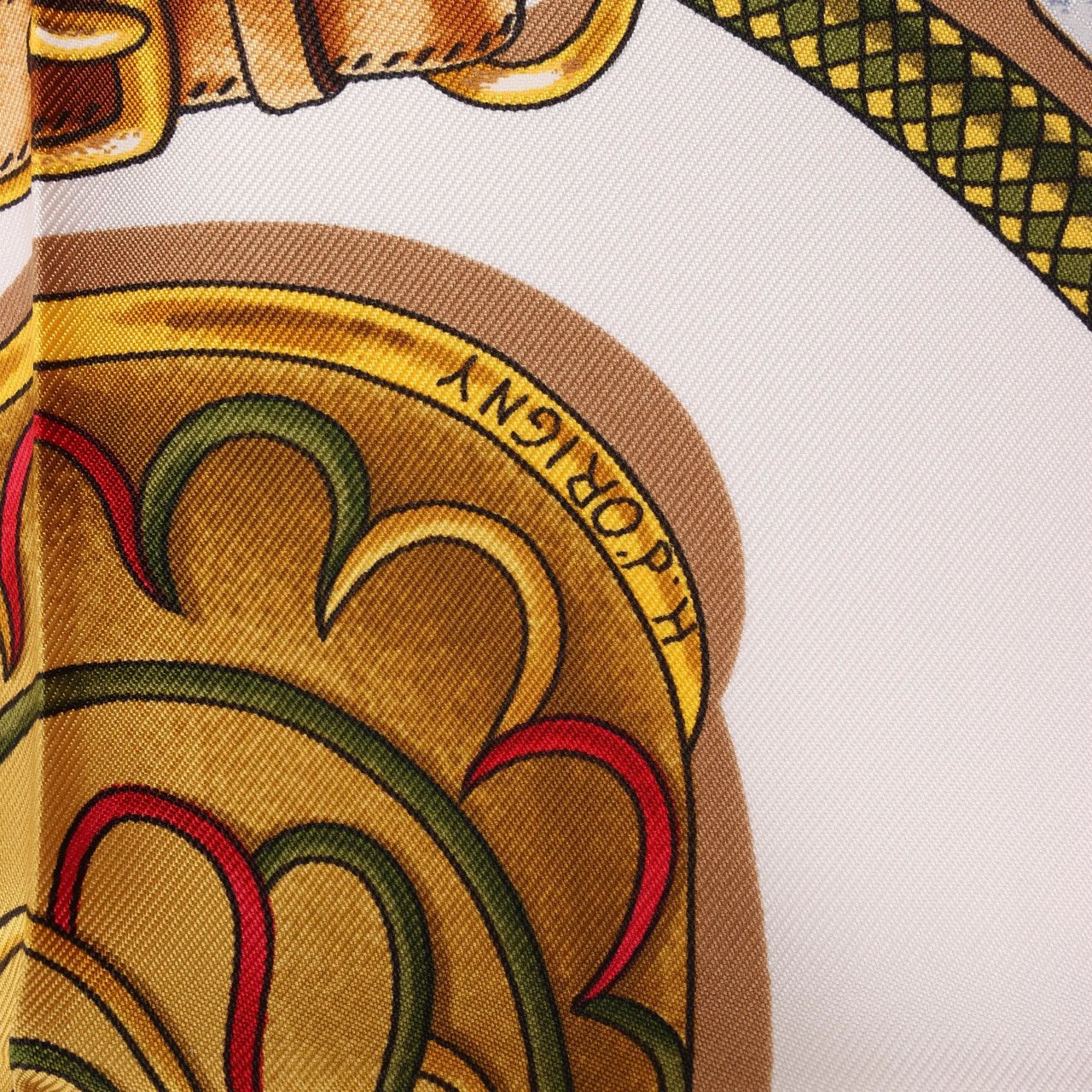 Hermès Hermès Carré 90 "Festival des Amazones" Silk handkerchief in Red Divers