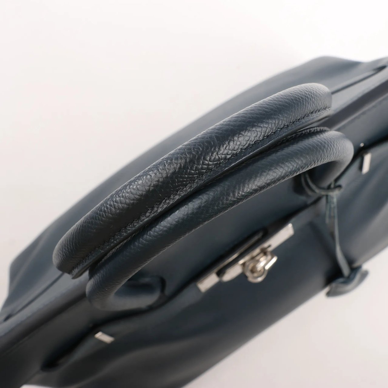 Hermès HERMES Birkin 30 Le Tournay Veau Epsom Handbag in Navy Blue □D: 2000 Navy