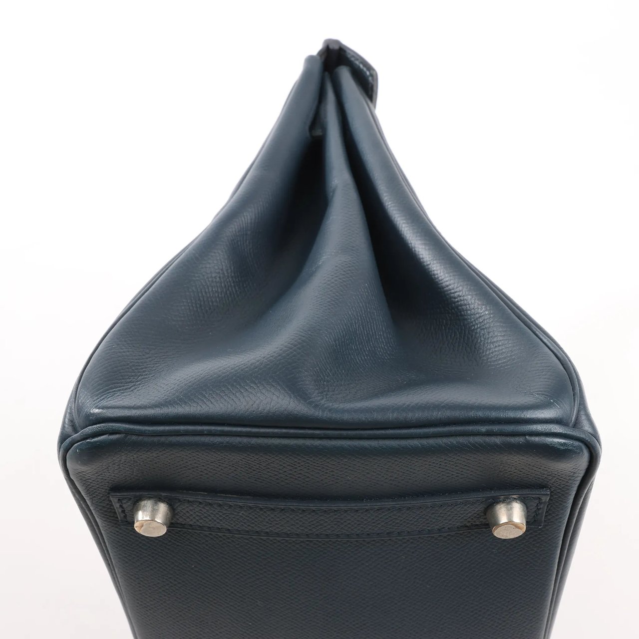 Hermès HERMES Birkin 30 Le Tournay Veau Epsom Handbag in Navy Blue □D: 2000 Navy