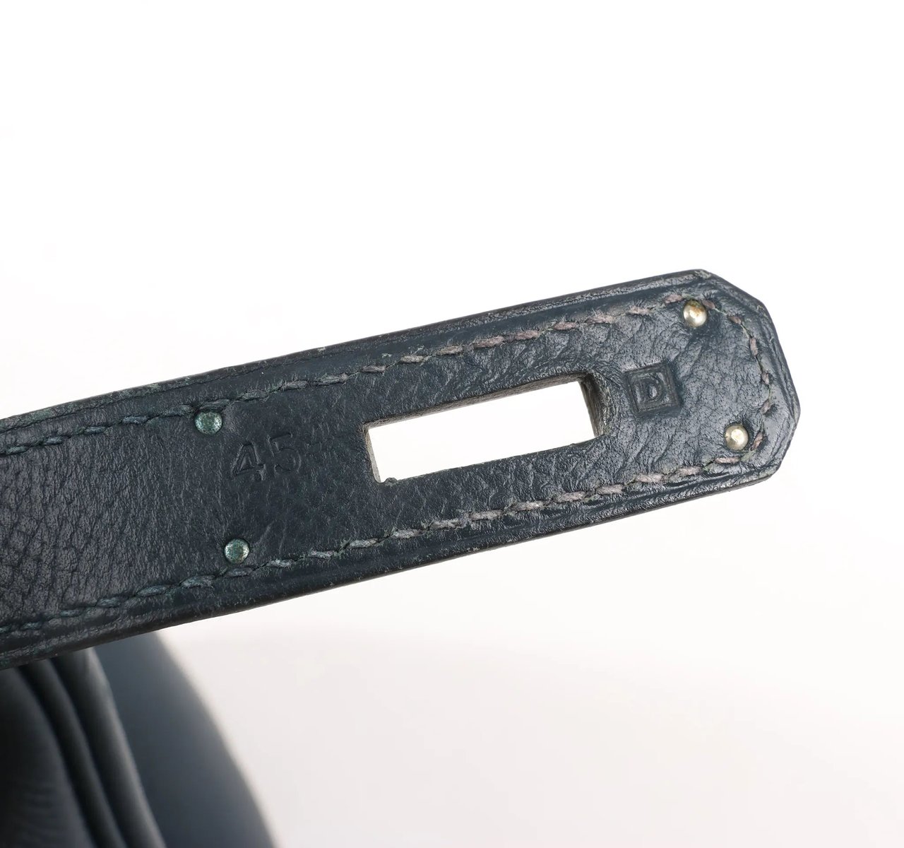 Hermès HERMES Birkin 30 Le Tournay Veau Epsom Handbag in Navy Blue □D: 2000 Navy