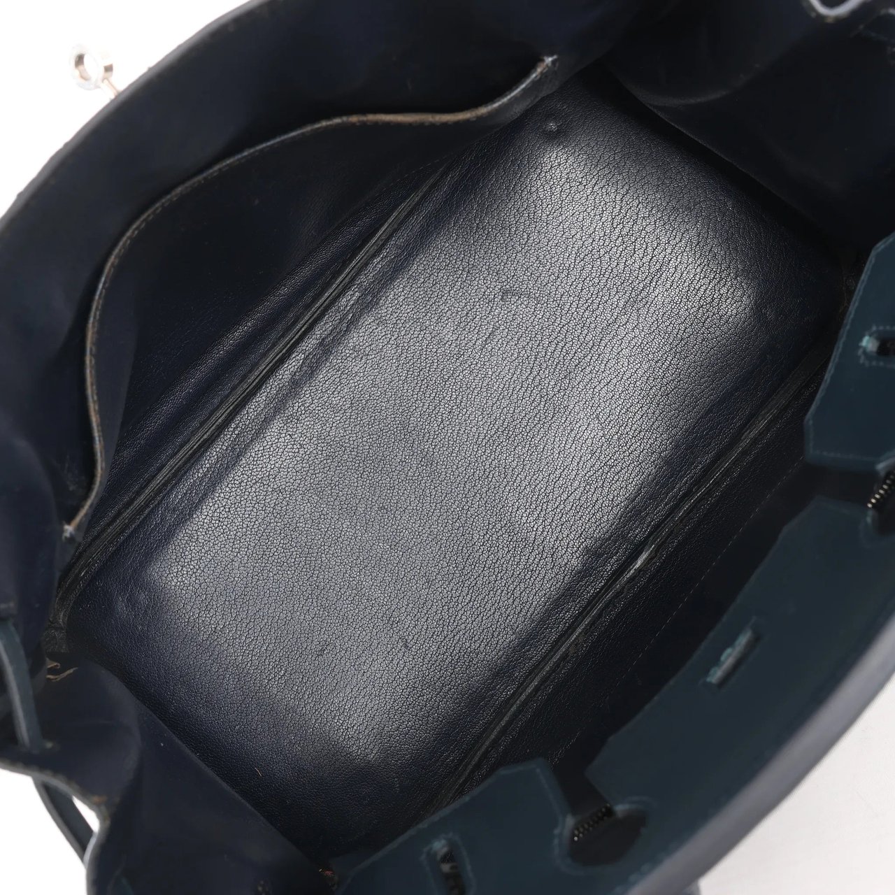 Hermès HERMES Birkin 30 Le Tournay Veau Epsom Handbag in Navy Blue □D: 2000 Navy